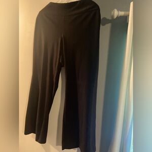 Black Coldwater Creek Pant with a darker tuxedo stripe down the leg. PXL (16-18)